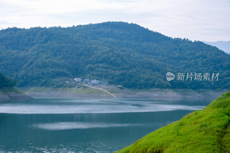 安康瀛湖汉江山水田园风光