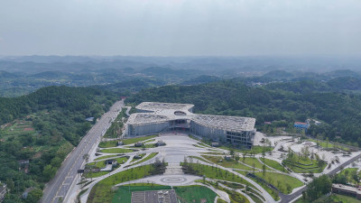 四川德阳华谊兄弟星剧场航拍