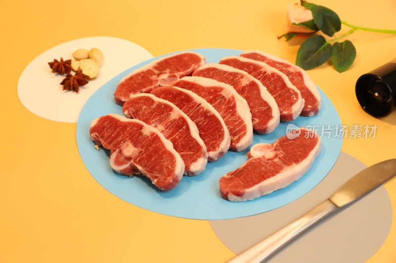 羊排 新鲜羊肉 蝴蝶排 烧烤 羊肉 宁夏滩羊