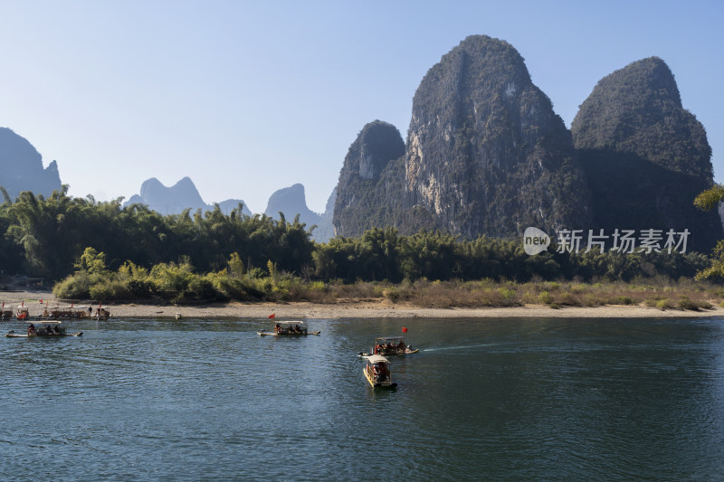 桂林阳朔漓江山水风光