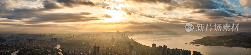 中国广东省汕头市城区大景