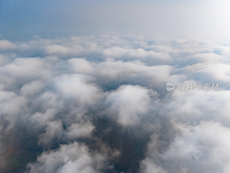 高空俯瞰云海景观