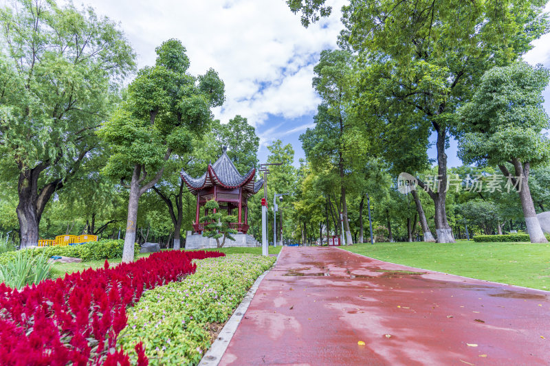 武汉武昌区紫阳公园风景