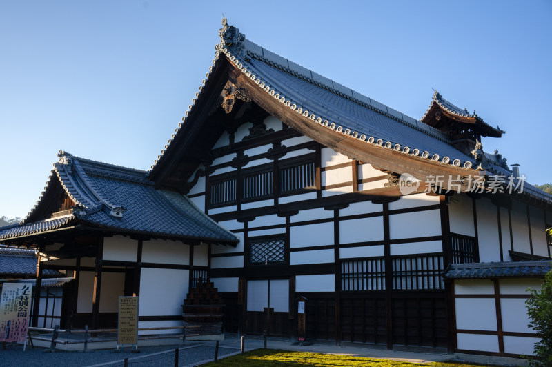 日本京都金阁寺日式古建筑