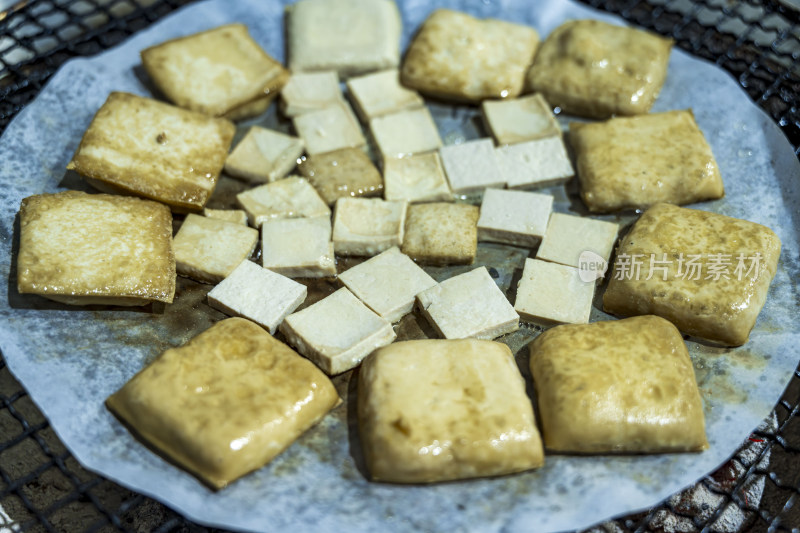 贵州特色小吃手撕豆腐烤小豆腐