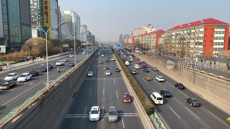 北京城市道路车流