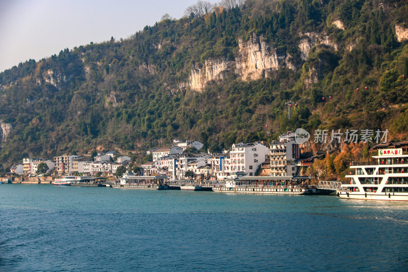 湖北宜昌三峡人家景区长江西陵峡灯影峡江域