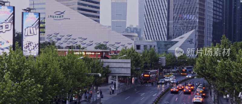 上海陆家嘴城市街道