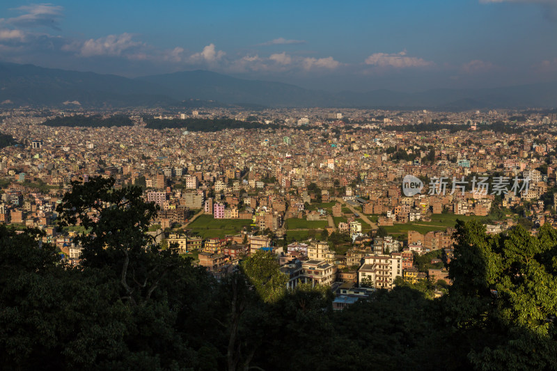 尼泊尔加德满都城市风光
