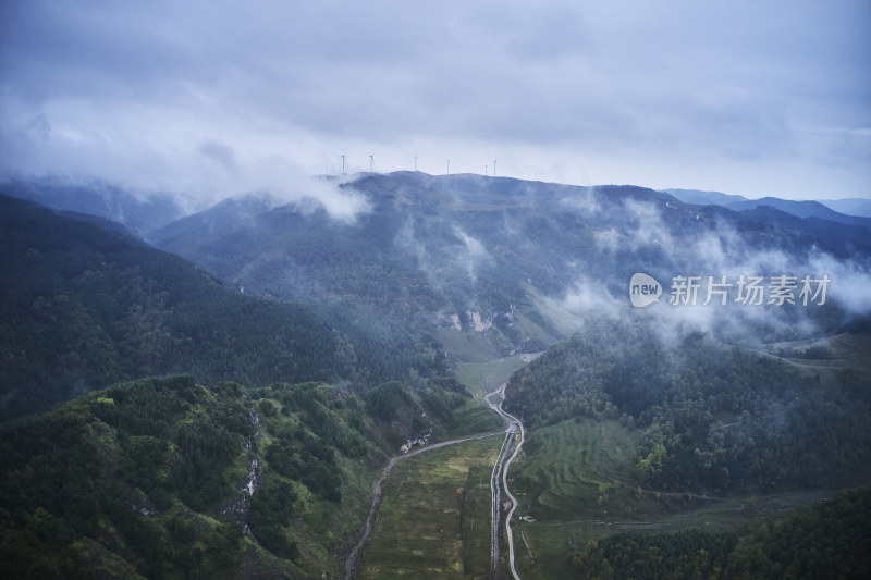 山西长治沁源沁河源头自然美景