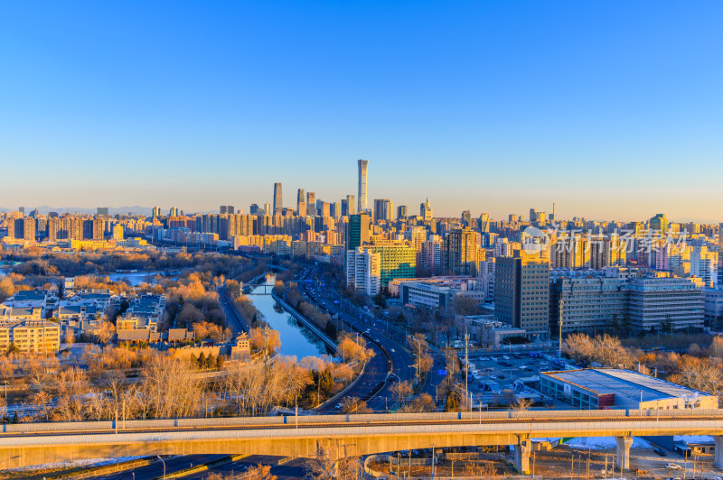 北京国贸城市天际线