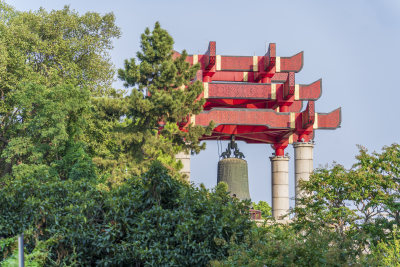 武汉武昌区黄鹤楼公园风景