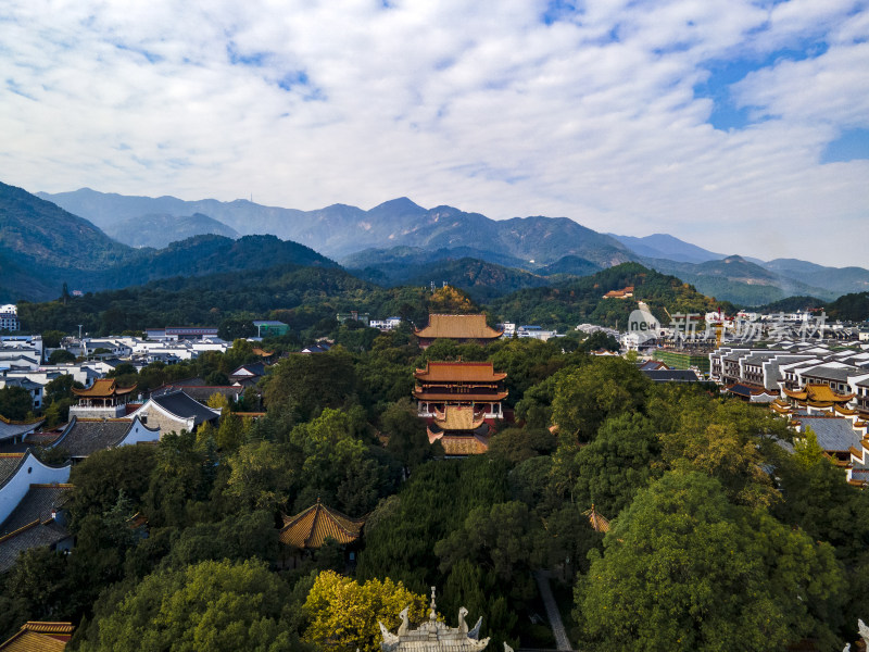 湖南南岳衡山5A景区航拍摄影图