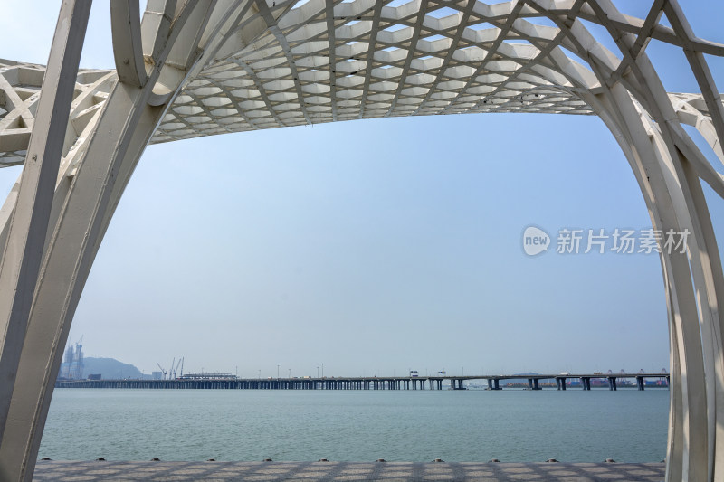 海边特色钢结构建筑景观