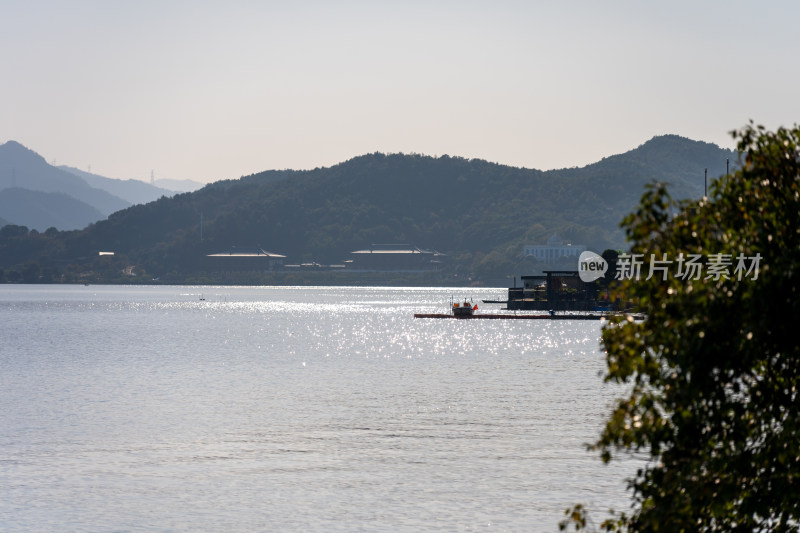 浙江宁波东钱湖小普陀景区风光