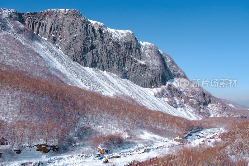 长白山雪山风景