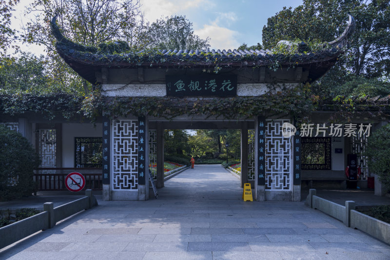 杭州西湖花港观鱼风景