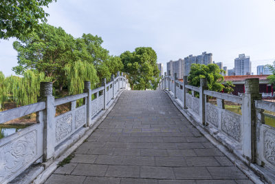 武汉江夏区谭鑫培公园风景