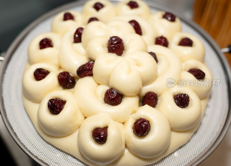 中国传统面食枣花糕