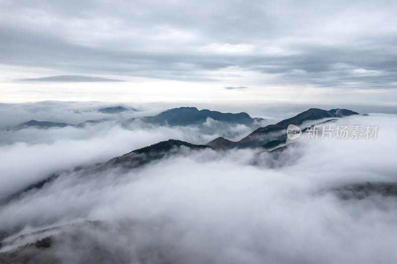 浙江温州高山云海风光