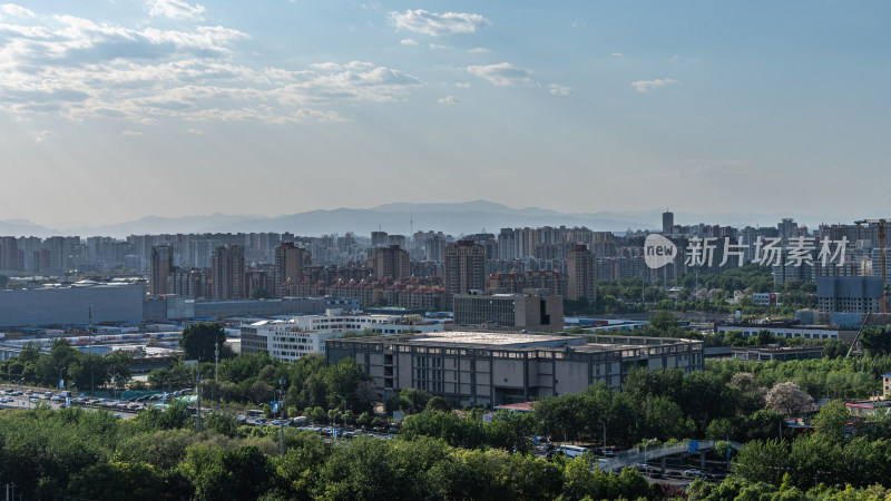 北京小区城市风光生活区