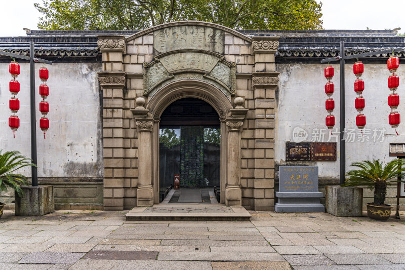 浙江湖州南浔古镇江南水乡风景