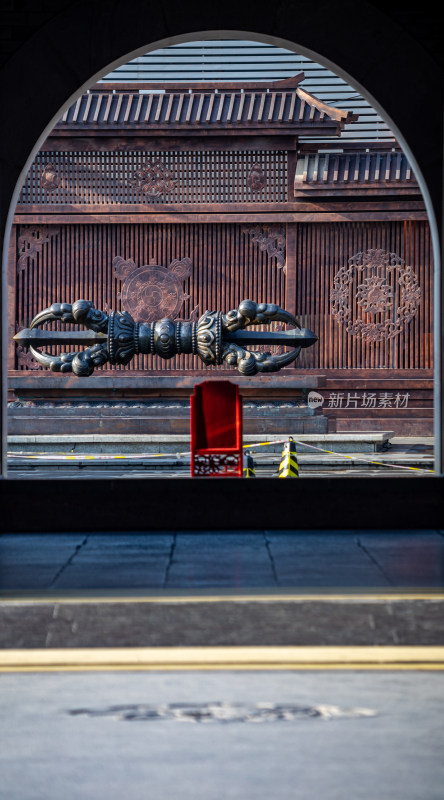 陕西西安大兴善寺佛教景点景观