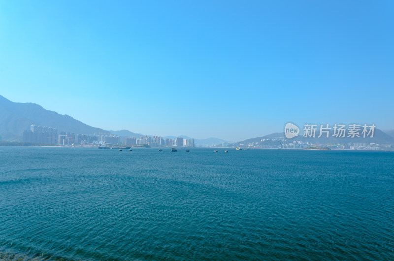 香港大埔大美督海景海岛自然风光