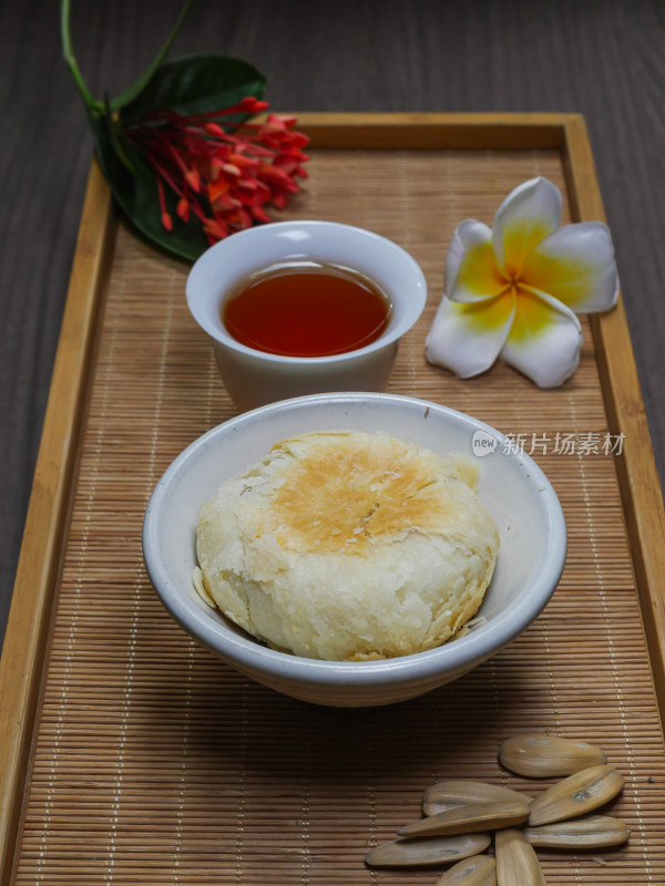 苏式冰糖月饼特写