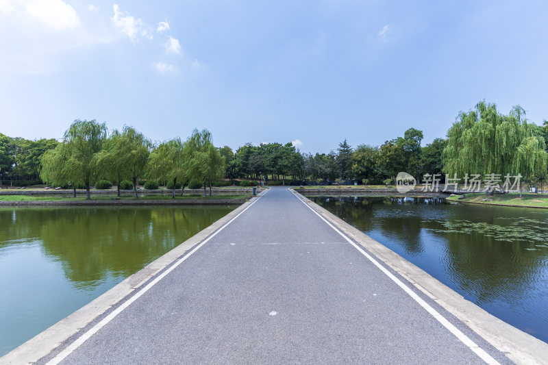 武汉蔡甸汤湖公园生态园林风景