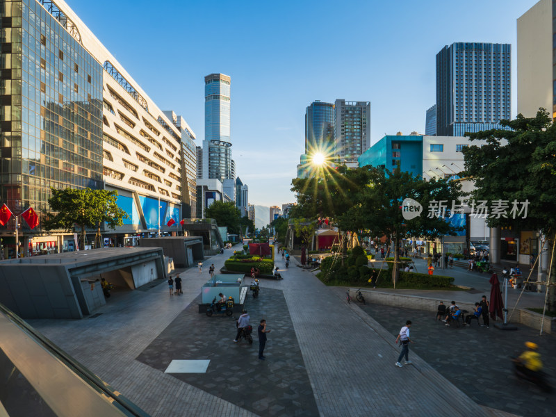 全国电子交易中心深圳华强北街景