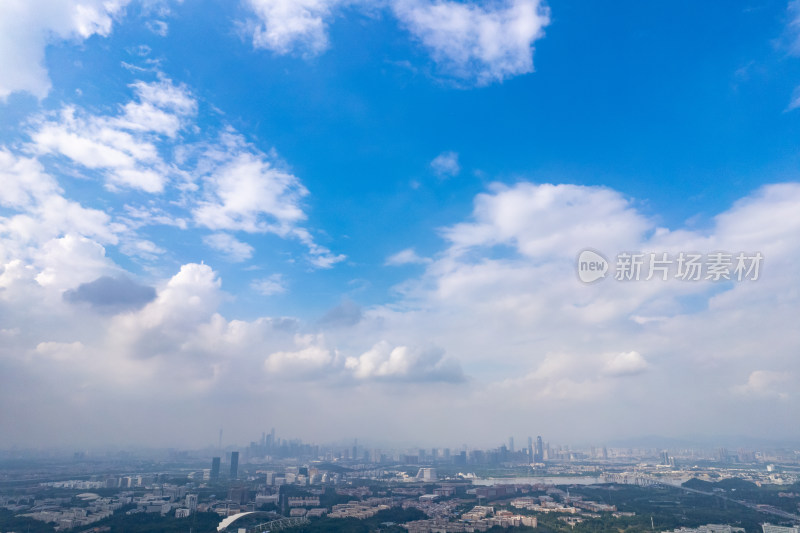 广州城市建设航拍摄影图