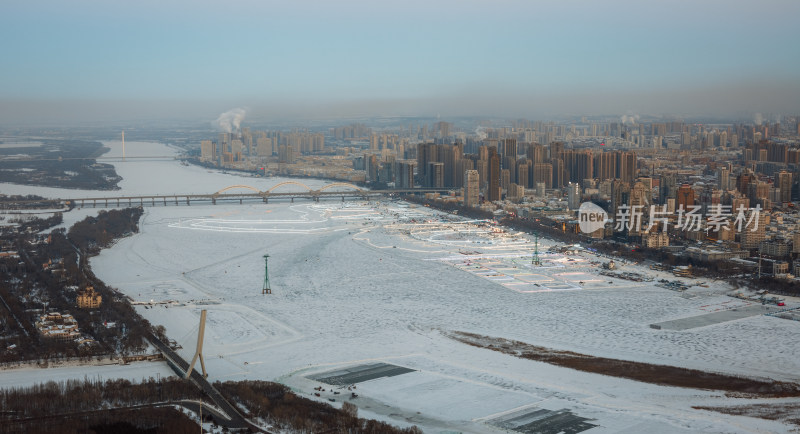 哈尔滨冰雪城市景色