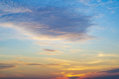 夕阳晚霞天空素材背景图