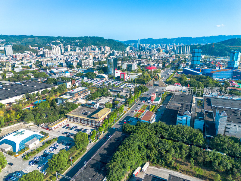 四川宜宾五粮液旅游景区航拍