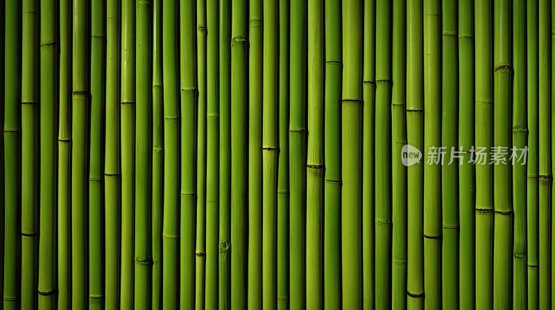 整齐排列的竹子背景