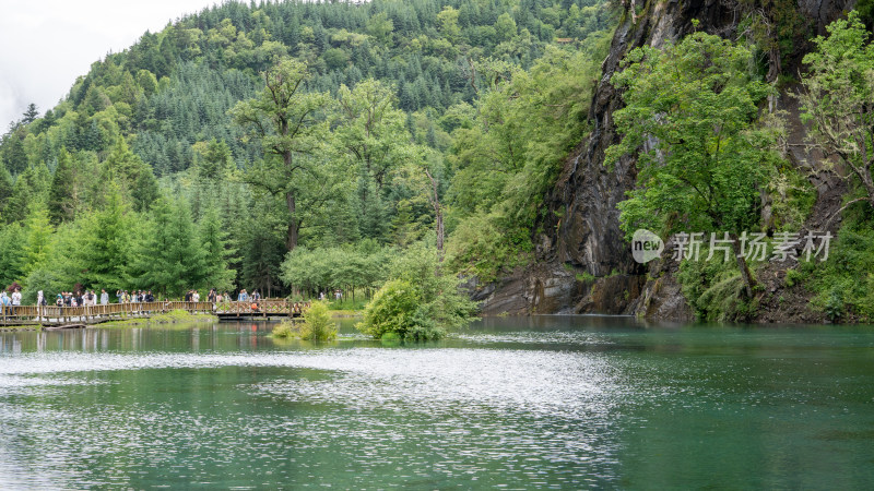 四川西部阿坝理县毕棚沟景区的迷人景色