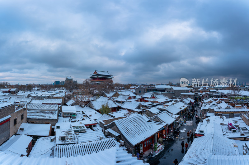 北京古建筑雪景
