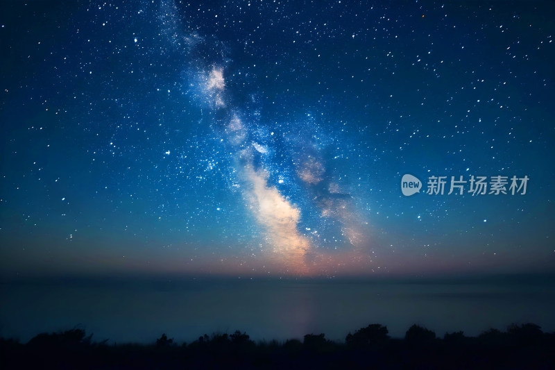 星空背景壁纸夜晚天空