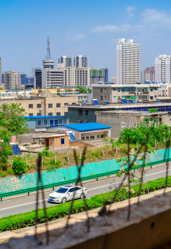 陕西渭南城市风光，从城中村到市中心