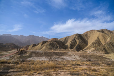 甘肃张掖七彩丹霞风景