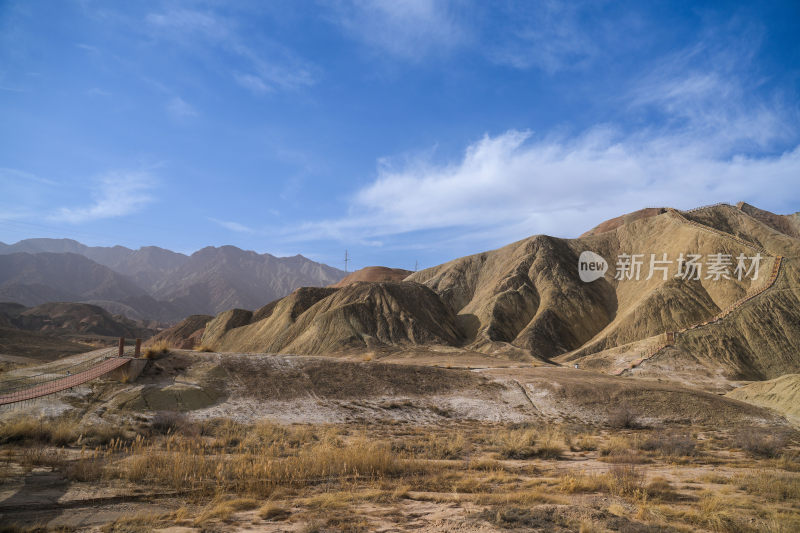 甘肃张掖七彩丹霞风景