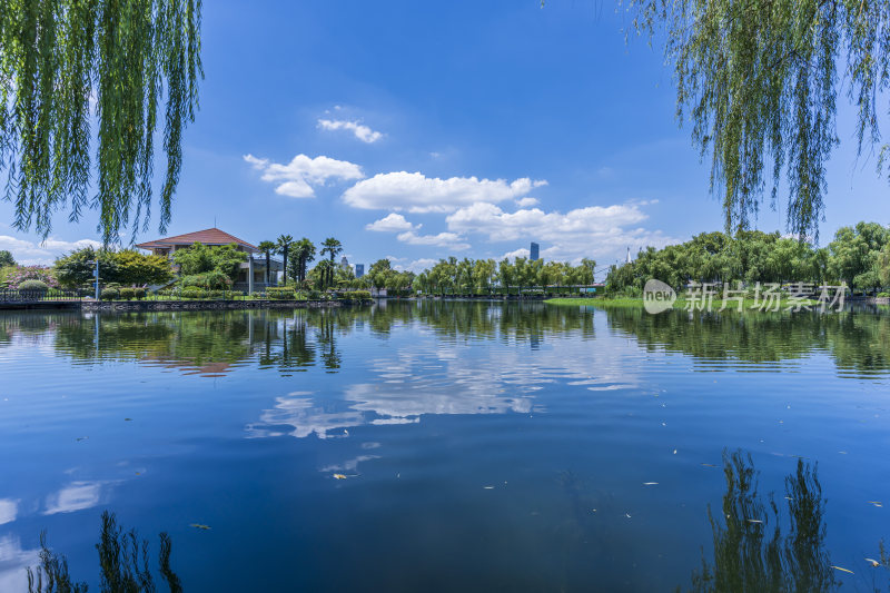 武汉武昌区四美塘公园风景