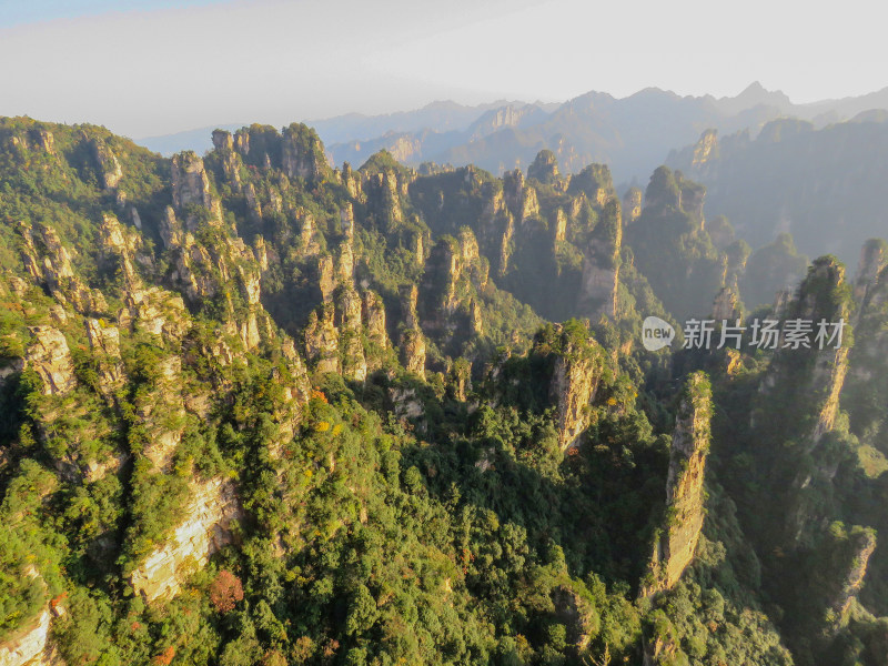 中国湖南张家界国家森林公园旅游风光