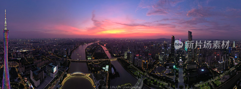 广州地标建筑城市风光