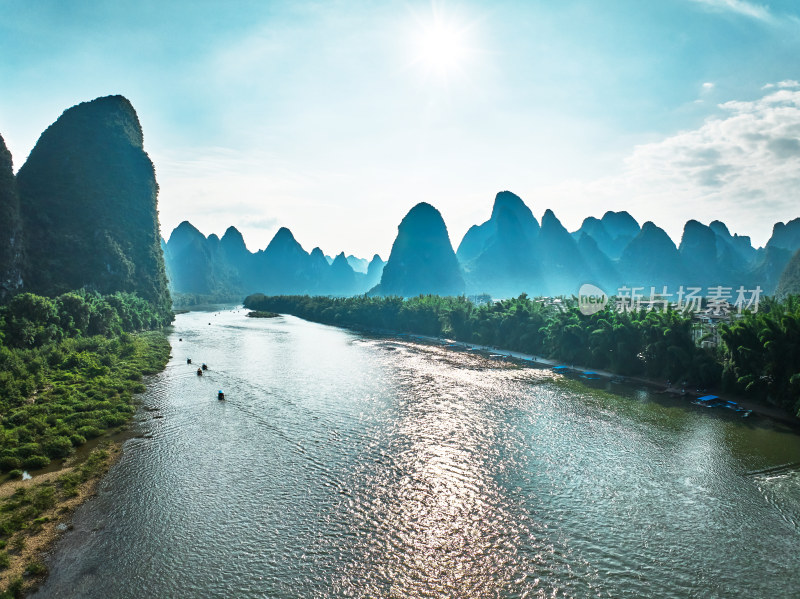 桂林九马画山风光美景