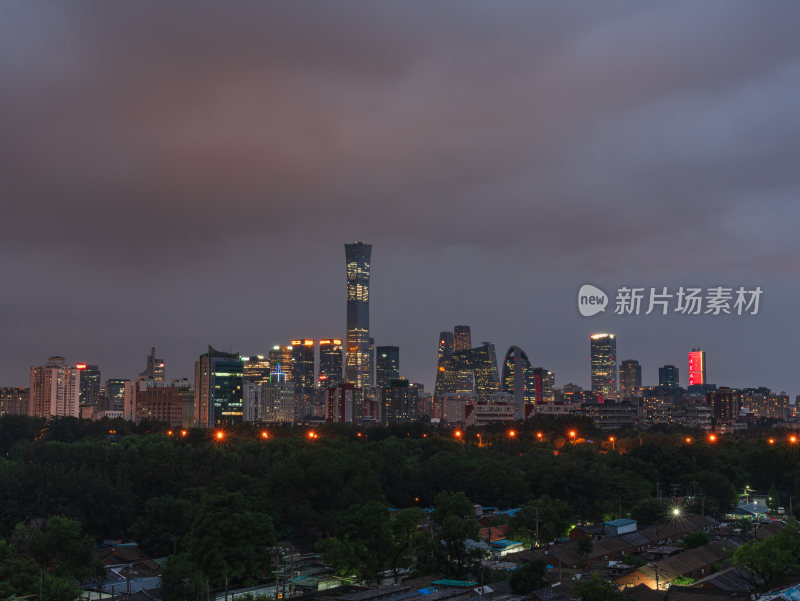 宣传册 北京 CBD 鸟瞰 全景