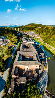 中国福建土楼永定景区