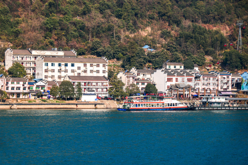 长江三峡西陵峡境内灯影峡江域三峡人家景区