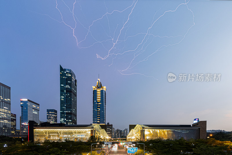 深圳图书馆和深圳音乐厅